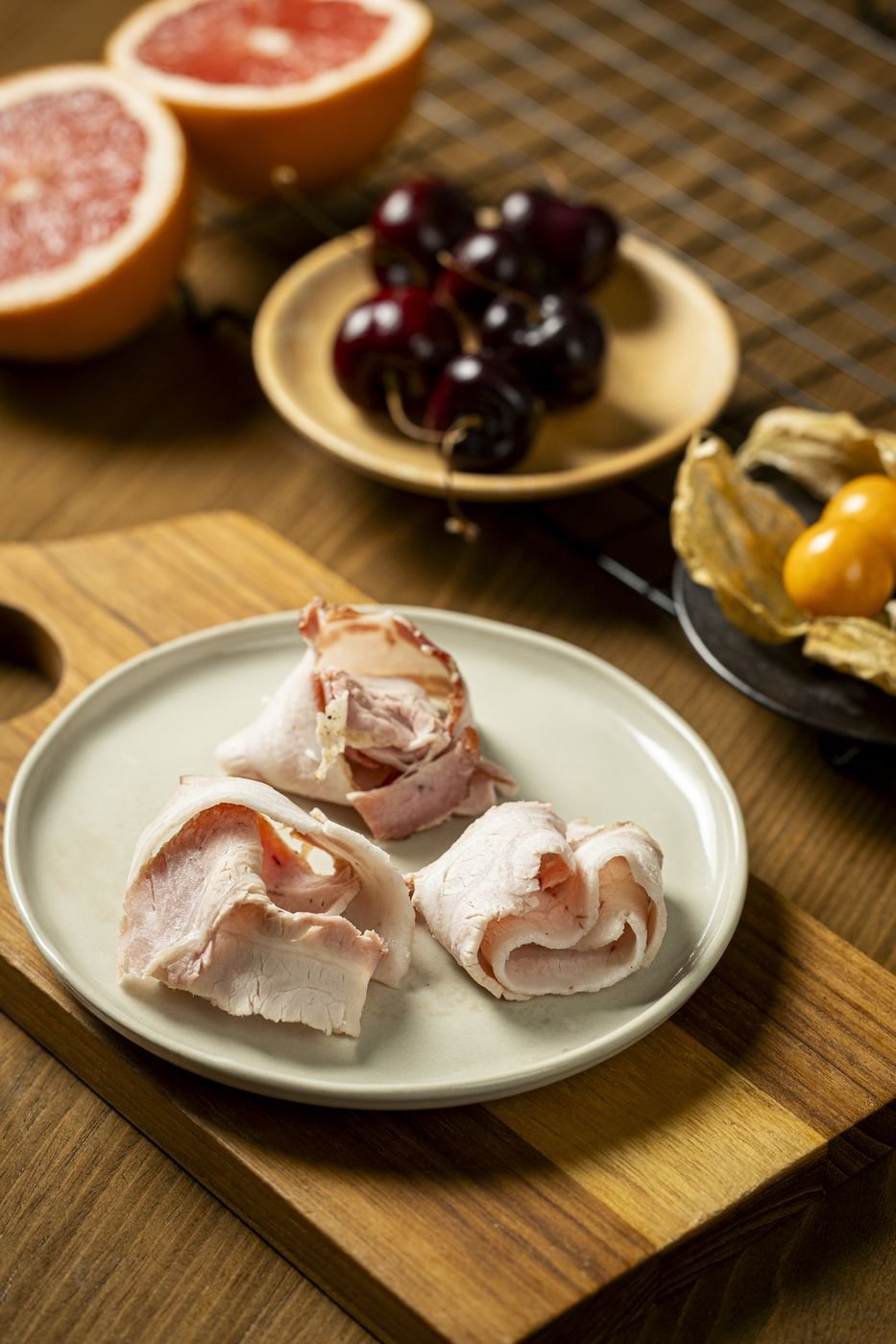 Bacon fatiado da Fazenda Memória.