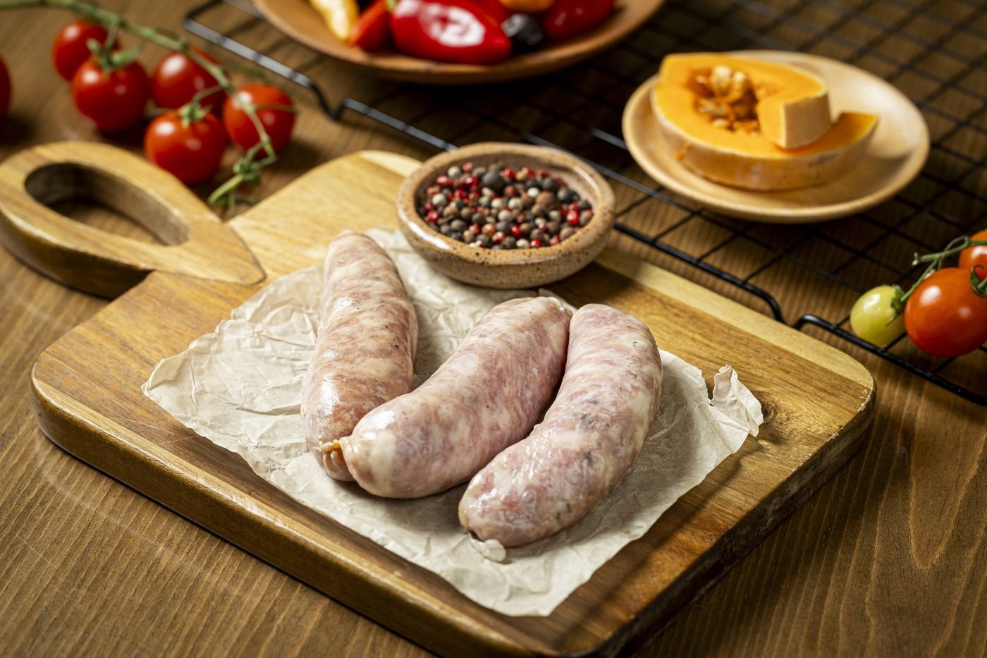 Linguiça toscana da Fazenda Memória.