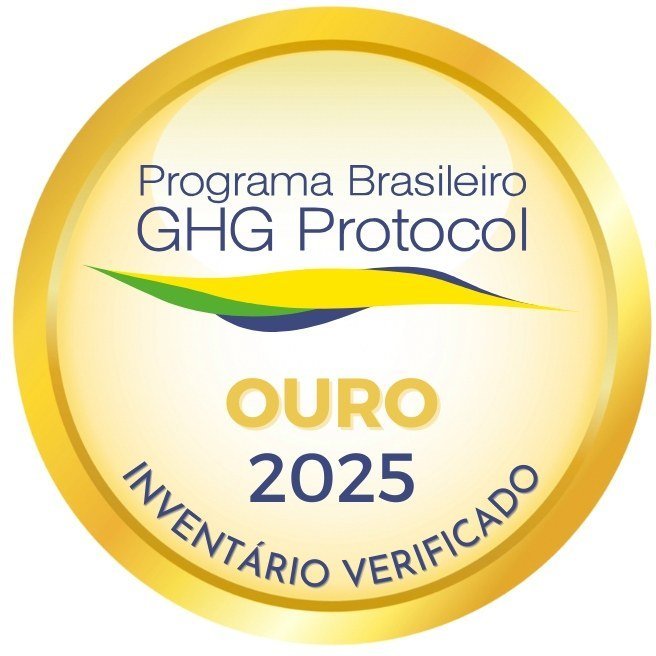 Selo Ouro 2025 do Programa Brasileiro GHG Protocol
